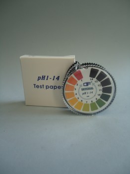 Papel indicador pH 1-14 rollo 5 mts